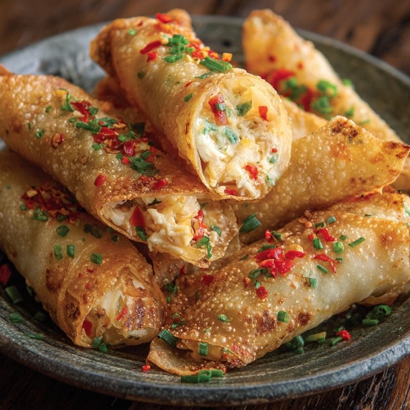 Irresistible Rice Paper Crab Rangoons