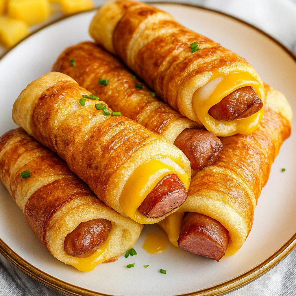 Savory Breakfast Pigs In A Blanket