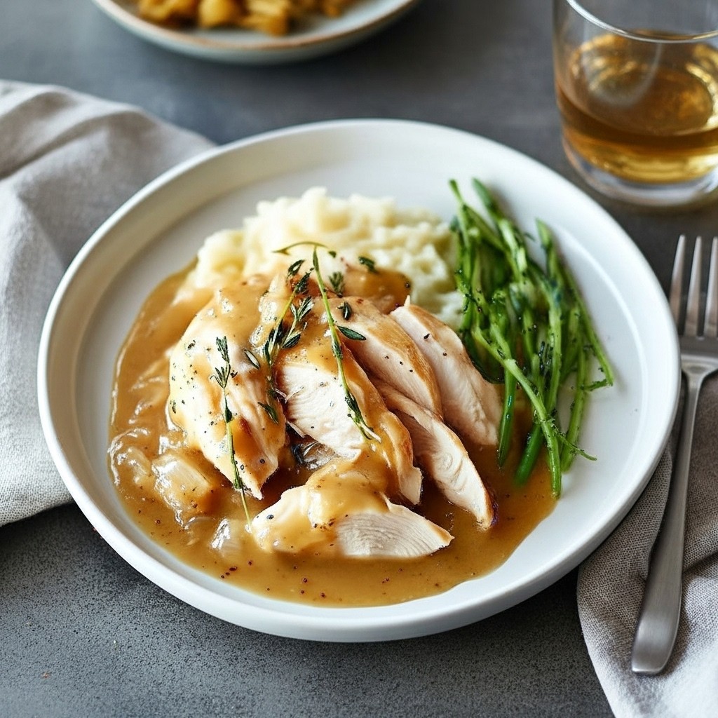 Cozy Crockpot Chicken And Gravy