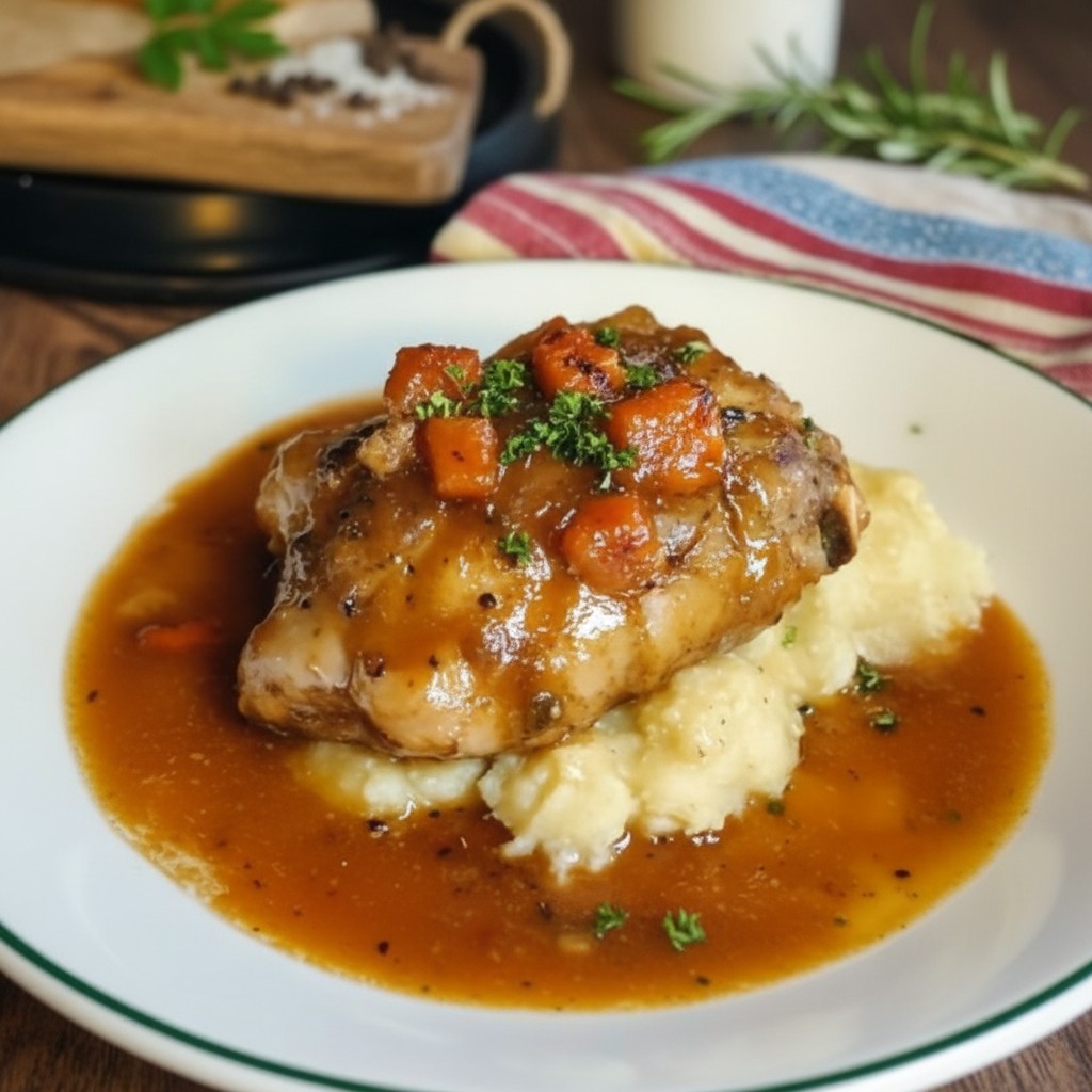 Rustic Chicken Thigh Osso Bucco
