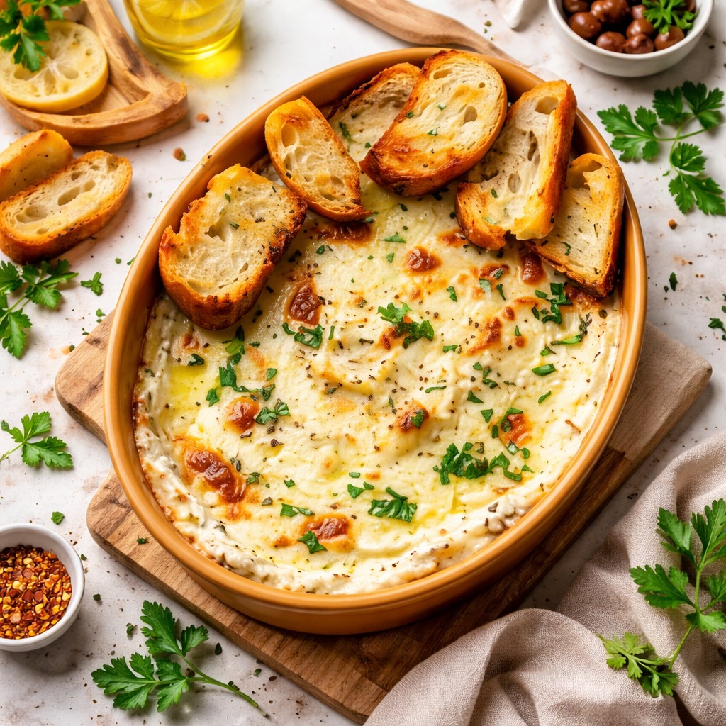 Creamy Garlic Bread Dip
